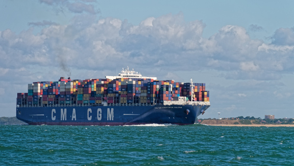 Huge Container Ship in the Solent