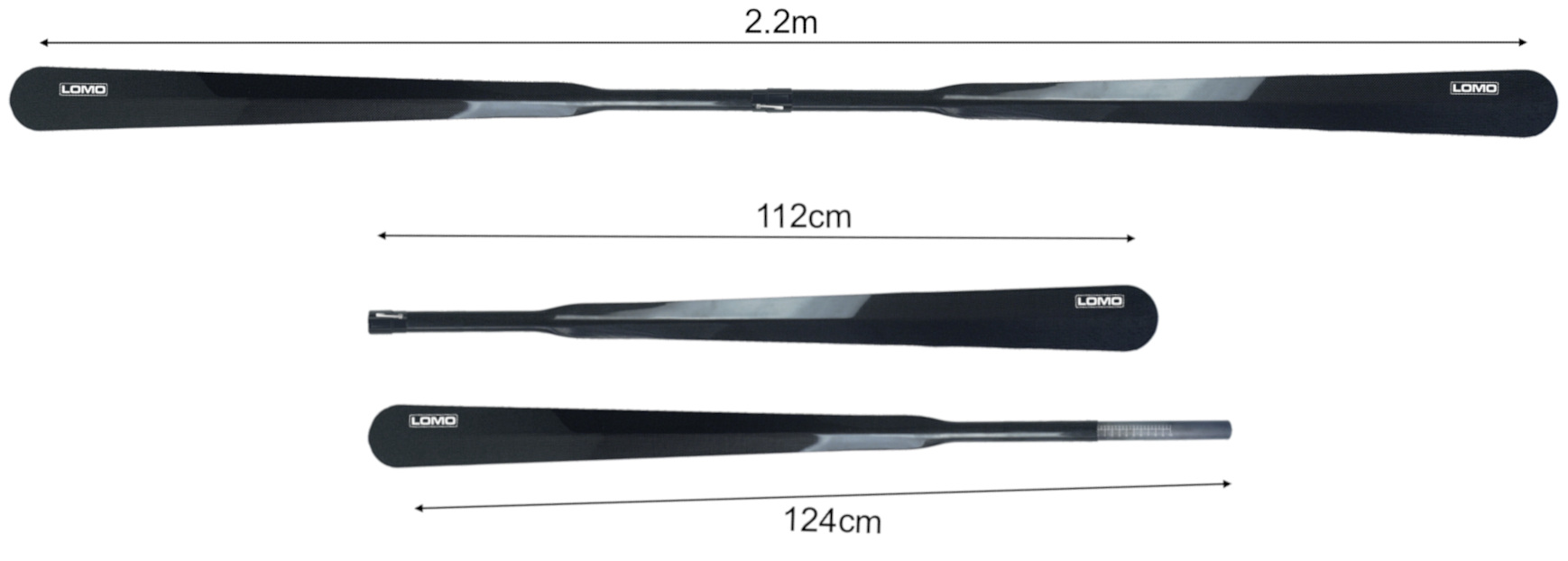 Lomo Carbon Fibre Split Greenland Paddle